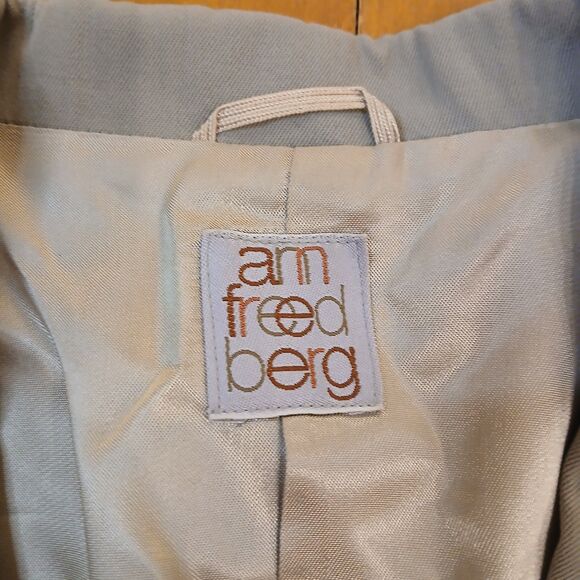 Ann Freedberg Single Breasted Blazer Womens 6 Lined Shoulder Padding - Picture 9 of 11